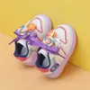 First Walkers New Autumn Kids Shoes For Girls Leather Cute Lollipop Kids Apartment Soft Soles For Tennis Outdoor Fashion Toddler Kids Sneakers 240315