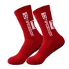 2024 New Anti-slip Soccer Socks Men Women Outdoor Sport Grip Football Socks Pinstripe dotted mid-calf socks