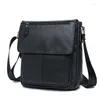 Bag High Quality Men's Shoulder Genuine Leather For Men Messenger Bags Flap Zipper Drop Ship Male Crossbody Handbags