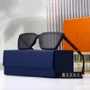 occhiali da sole da uomo per donna designer 2023 Nuovi occhiali quadrati trendy piccola cornice internet celebrità modello femminile personalizzato foto di strada di nicchia con scatola