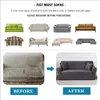 Elastyczna sofa Slipcovers Couch Couch Couch 1234 SEater Modern For Sald Pokój przekrojowy obrońca krzesła LSHAPE 240304