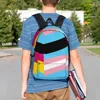 Rucksack Pan And Trans Pride Rucksäcke Teenager Büchertasche Cartoon Kinder Schultaschen Laptop Rucksack Umhängetasche Große Kapazität