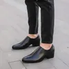 Oryginalne skórzane ręcznie robione buty męskie buty biznesowe klasyczne wysokie obcasy buty męskie Oxford Oxford Męskie Mężczyzny Mokryty ślizgowe na 240307