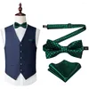 Noeuds papillon rouge vert solide Plaid réglable garçons filles accessoires de fête d'anniversaire de mariage pré-attaché papillon papillon Gravata