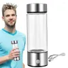 Bouteilles d'eau Ioniseur Bouteille 420ML Portable Hydrogène Voyage Tasse USB Rechargeable Pour Femmes Hommes Cyclisme Course Fitness