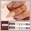 2024 التصميم الجديد Press on Nails Matte Colorful Frosting Ballerina Coffin Fake Nails Fashion Manicure Spring Pass False على نصائح الأظافر جل باهظة الثمن على الإنترنت.