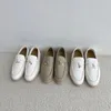 Casual skor retro loafers kvinnor mjuk äkta läder bekväm rund tå lägenheter slip-ons all-matchfemale mocasines 2024