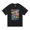 メンズTシャツデザイナーTシャツ紫色のブランド女性カットントップマンカジュアルシャツluxurys衣料品フィットショートパンツスリーブ服Tシャツティーデザイナーシャツ