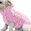 Dog Apparel Designer Clothes Winter Knitwear Soft Thickening Pet Sweater Warm French Bulldog Dachshund Chihuahua Corgi Classic