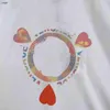 Brand Boys T-shirt Rainbow Pattern Printing Tshirt Storlek 100-160 cm Designer Kidskläder Högkvalitativa flickor Kort ärm Tees 24mar
