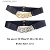 Belts Stylish Womens Metal Chain Decor Belt - Perfect for Casual Wear Everyday Purposes!Y240316