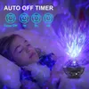 Kolorowy gwiaździsty projektor galaxy Night Light Child Bluetooth USB Music Player Star Nightlight Romantic Lamp Prezent 240301