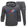 Heren tracksuits Mens 2 -delige 2023 Spring herfst Jogging Sets sets sweatsuits hoodies jassen en atletische broek mannen kleding