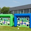 4mWx3mLx2.5mH (13,2x10x8,2ft) Commercieel 0,55mm PVC zeildoek opblaasbaar voetbalpoort voetbal kick schietspel strafschoppen te koop