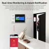 Kits Tuya WiFi GSM 4,3 tum Full Touch Smart Home Alarm Security System med trådlös inomhus Mini Siren Works Alexa Google Home Tuya