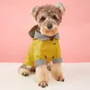 Vêtements pour chiens Veste à capuche pour animaux de compagnie avec des vêtements épais coupe-vent et chauds Grand automne hiver imperméable imperméable