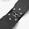 Cinture Cintura larga vintage per donna Retro Totem Cintura larga Abito elastico elasticizzato Cintura con fibbia Cintura da donnaY240316
