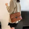 Lingge Popular Chain Single Shoulder Crossbody For Women Bags Summer New Fashion Small Square Bag