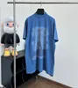 T-shirt Plus da uomo Polo Girocollo ricamato e stampato in stile polare estivo con puro cotone da strada r2erfr