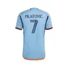 2024 2025 New York City FC Soccer Jerseys Nycfc Moralez S. Rodriguez Gris Talles Magno HEBER KEATON 24 25 Chemises de football MEDINA ACEVEDO FANS PLAYER VERSION Kit