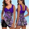 Costumi da bagno da donna Donna Taglie forti Sexy Due pezzi Costume da bagno Tankini Costumi da bagno Fe Stampa Bikini Brasiliano Bagnante Monokini Costume da bagno BeachwearC24315