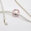 Pendant Necklaces Ins Pink Flower Shapes Chokers Pearl Decorated Fashion Jewelry Copper Neckalces For Women Arrivals