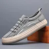 Casual Shoes Mens Men's Sneakers Soft Breattable Canvas Boys Sport Bekväma män Comfy Boat SS23862