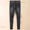 Mode classique jean hommes Ksubi jean Style impression chaude trou peinture mince Stretch impression petits pieds Denim 556