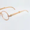 Direkte weiße Spiegelbeinbrille 7550178, hochwertiger Brillenrahmen, Vollrahmen-Diamantbrille, Rahmengröße 55–22–135 mm