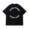 Y2K Streetwear Reflecterende Strip Wit Zwart Oversized T-shirt voor Mannen Korte Mouw Casual Losse Top Tees Ronde Hals Zomer Tanks 240313