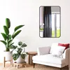 Make-upspiegels 24x36in aan de muur gemonteerde make-up grote spiegel boven de gootsteen voor slaapkamer woon-/eetkamer, moderne rechthoek zwart ingelijste hangende spiegels van thuis