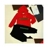 Ensembles de vêtements 2-11 ans Sweats à capuche pour enfants Bébé Garçons Filles Vêtement Automne Hiver Enfants Designer Impression Coton Pull Manteau Pantalon Su Dhhon