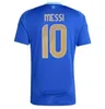 Argentyna 2024 Copa America Di Maria Soccer Jerseys 24 25 fanów Wersja gracza Mess Mac Allister Dybala Martinez de Paul Maradona Kit Kit Men Football Shirts S-4xl