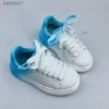 Athletic Outdoor Designer Baby Kids Shoes Leather Lace Up Children Youth Platform Sneakers White Black Boys Girls Velvet Suede Casual Spädbarn Toddler Shoe 240316