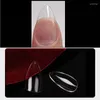 False Nails 120Pcs Gel X Tips Extension System Full Cover Sculpted Stiletto Coffin Pess On Nail Art Artificial Fingernails