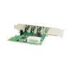 Câbles d'ordinateur Connecteurs S USB 3.0 Carte Pci-E PCI Express Hub 4 ports Tal Connection Drop Delivery Ordinateurs Réseau Accessoire Dhvih