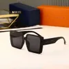 Herren-Sonnenbrille für Damen, Designer, 2023, neue Damen-Sonnenbrille mit Rahmen, Overseas Net Red Shade, großer Rahmen, UV-beständige Brille mit Box