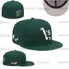 Mens Baseball Full Closed Caps Chicago Letter Bone Männer Gelb Blau Alle Teams Sport 2023 National World Angepasste Hüte genäht Love Hustle Flowers Ma15-03