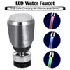 LED水蛇口光水流移動可能な水蛇口RGB色の変化温度制御水蛇口タップキッチン240311