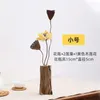 Vasi Piccolo vaso in legno Mini fiore pianta cilindro cinese design bonsai