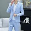 Men's Suits Suit Men Full Two Button Coat Pants Formal Business Professional DIS