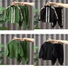 Black Kids Designer Clothes Girl Boy Clothing Set Cardigan Sweatpants Tracksuits Spring Children Coat 17