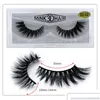 Faux Cils 3D Mtilayer Mink Lashes Bandes de cils épaisses pour le maquillage des yeux Faux outil d'extension SD Drop Livraison Santé Beauté Yeux Dhlyu