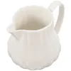 Ensembles de vaisselle Pot à lait Distributeur de sirop de café d'eau Latte Creamer Pichet à tremper Céramique Mini Pichets