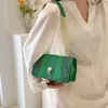 Шикарные сумки на ремне Женская дизайнерская сумка с головой орла со змеиным узором, контрастная одиночная сумка-тоут с цепочкой, сумки через плечо 240311