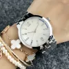 2024 Fashion Brand Wrist Watch for Women Lady Girl Steel Steel Metal Band Quartz Watches Tom 04