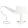 Veilleuses Petite lampe de bureau réglable col de cygne USB rechargeable table de gradation lampe de lecture de chevet pour la maison salle d'étude chambre à coucher