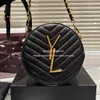 有名な高級YSLBAGSチェーンデザイナーショルダーバッグWOCビンテージエンベロープハンドバッグ