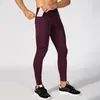 Aktive Hose für Herren, Workout-Leggings mit Reißverschlusstasche, Fitness, Sport, Lauftraining, schweißableitend, schnell trocknend, hochelastische Strumpfhose, Komfort