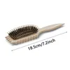 Hollow Comb Bounce Curl Definiera styling Brush Dålig slät hår Fluffig Cam Massage Hem Hårstyling Tool Combs 240314